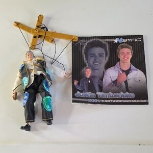 NSYNC Justin Timberlake Marionette and Calendar
